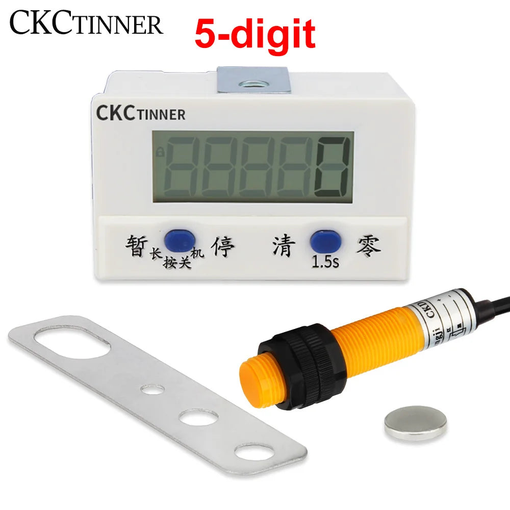 Electronic digital display counter proximity Industrial magnetic sensor switch punch counter  automatic induction counter meter
