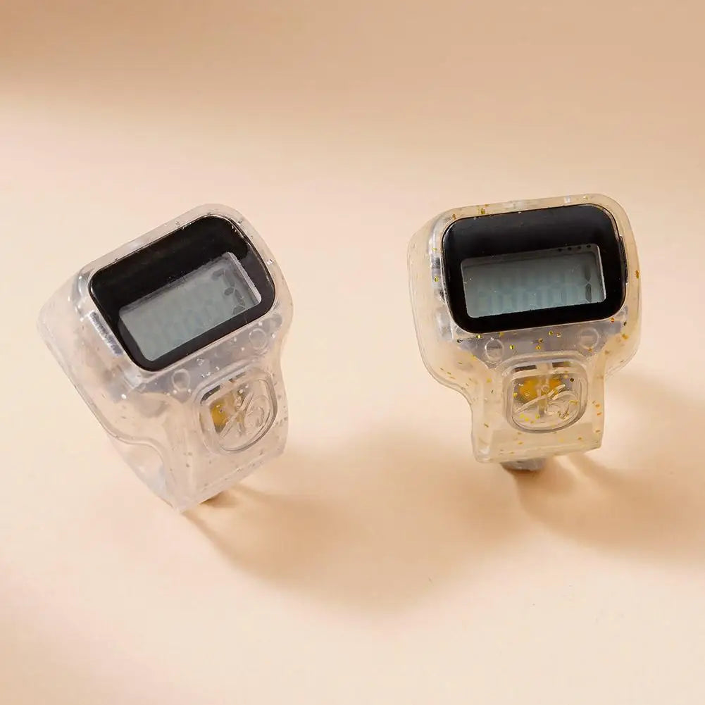 Electronic Finger Counter Resettable Hand Tally 5 Digit Number LCD Electronic Digital Display Handheld Clicker Counting Clear