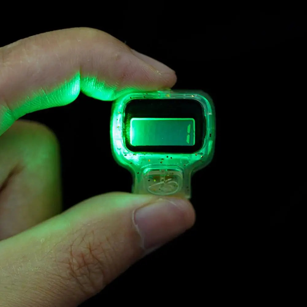 Electronic Finger Counter Resettable Hand Tally 5 Digit Number LCD Electronic Digital Display Handheld Clicker Counting Clear