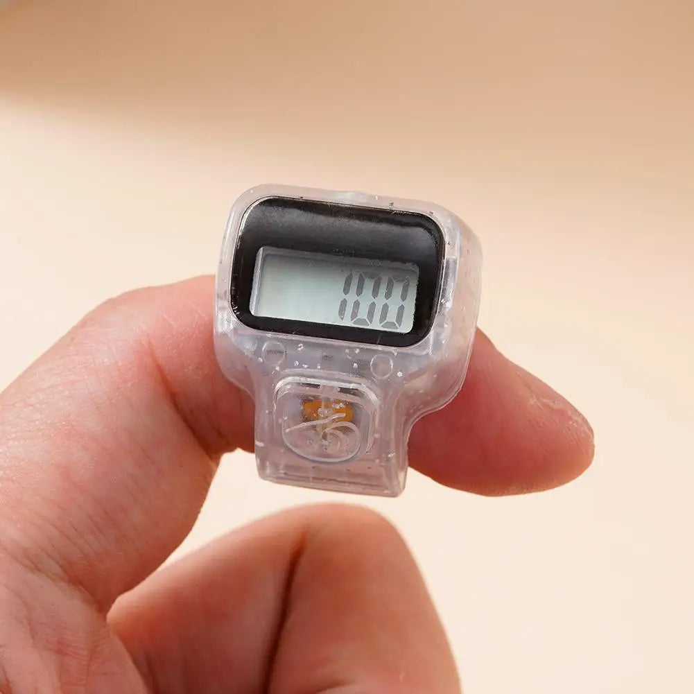 Electronic Finger Counter Resettable Hand Tally 5 Digit Number LCD Electronic Digital Display Handheld Clicker Counting Clear