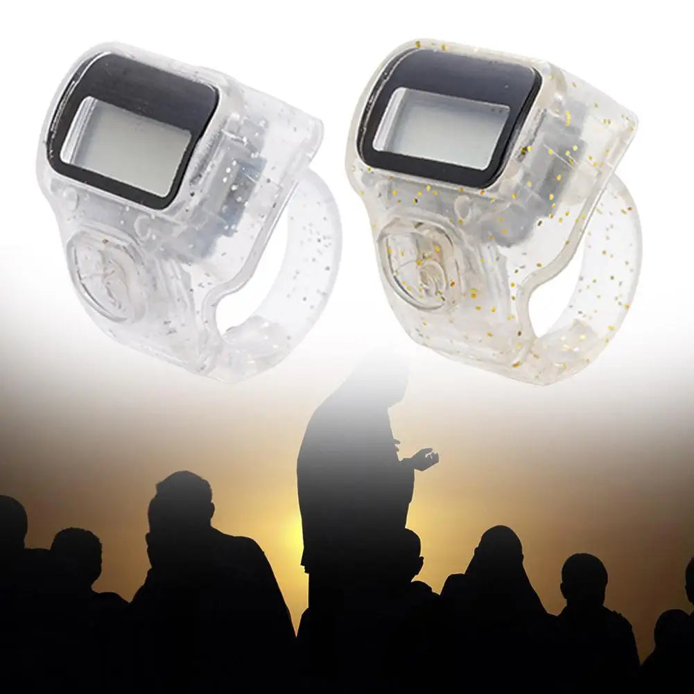 Electronic Finger Counter Resettable Hand Tally 5 Digit Number LCD Electronic Digital Display Handheld Clicker Counting Clear