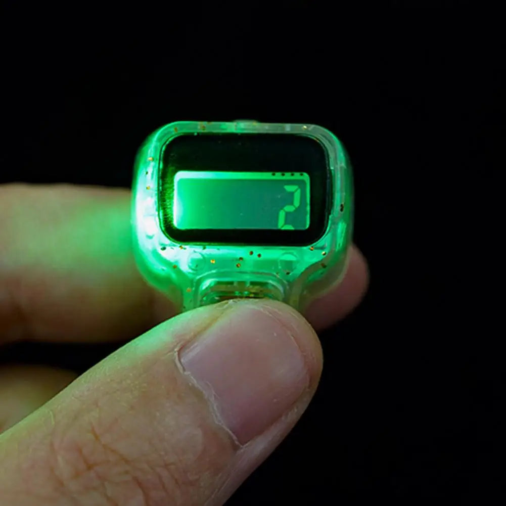 Electronic Finger Counter Resettable Hand Tally 5 Digit Number LCD Electronic Digital Display Handheld Clicker Counting Clear