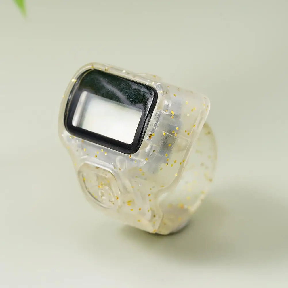 Electronic Finger Counter Resettable Hand Tally 5 Digit Number LCD Electronic Digital Display Handheld Clicker Counting Clear